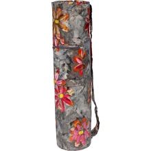 zippered Cotton yoga mat bag Batik Print