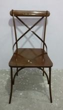 Cross Back Metal chair