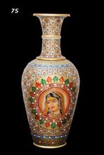 Indian Handmade Rare Vintage Floral Pot