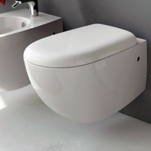 White Wall Hung Toilets