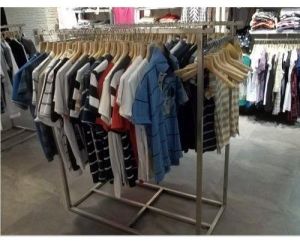 SS Free Standing Unit Garment Display Rack