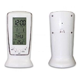Digital Alarm Temperature Calendar Table Clock