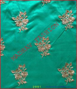 Embroidery Butta Work Fabric