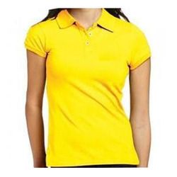 Ladies Collar Half Sleeve T-Shirt