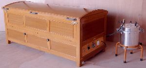 Wooden Box Type Sarvang Vashpa Swedan Yantra With Steam Generator