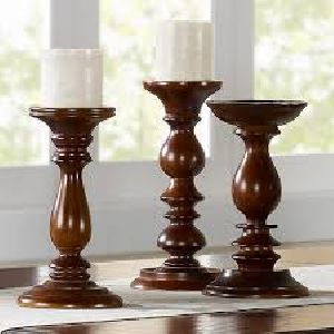 Designer Wooden Candle Holders 16