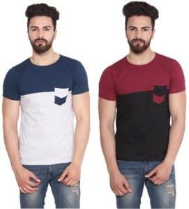 Mens Designer Round Neck T-Shirts