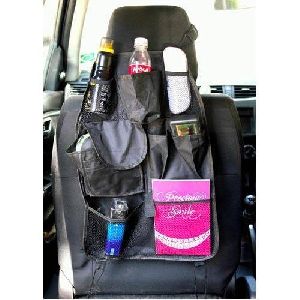 Black Car Seat Organizer Bag