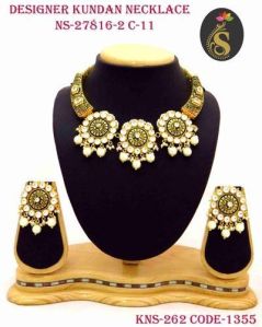 Kundan Stone Necklace Set