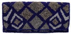 Handmade Beaded Silk Clutch -