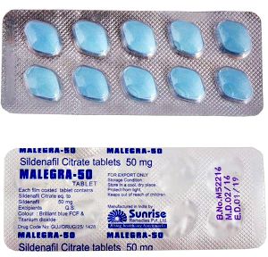 Malegra 50 Mg Tablets