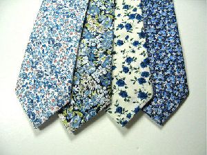 Pantone Colors Polyester Floral Neckties