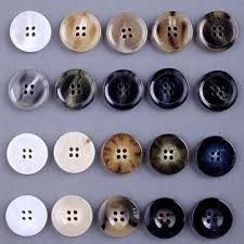 Bone Horn Buttons