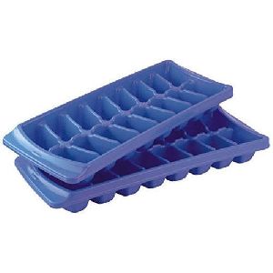 Blue Plastic Ice Tray