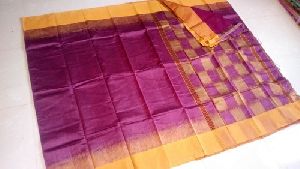 Pink Handloom Ikkat Sarees