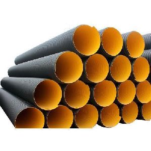 Black HDPE Double Wall Corrugated Pipe
