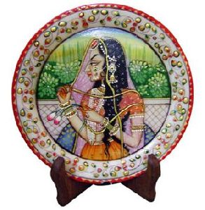 Handicraft marble plate