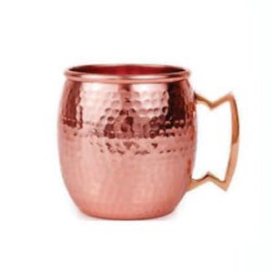 Hammered Pure Copper Mug