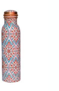 Q7 Meena Print Copper Water Bottle