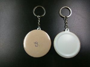 White Pin Badge Material