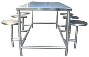 Silver SS Dining Table