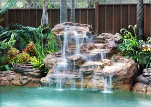 Outdoor Waterfall