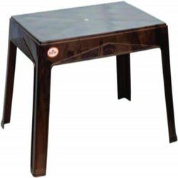 Sunrise Brown Plastic Table