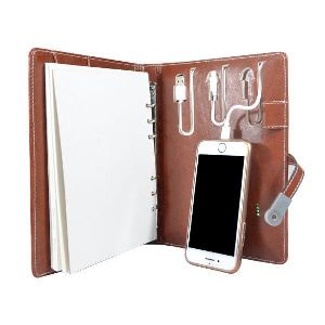 Power Bank Executive Diary with 16 GB Pen Drive - 4000 mAh Power Bank