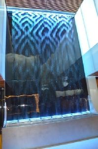 glass water curtain