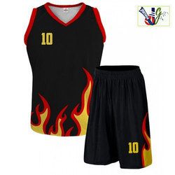 Mens Printed Basketball Uniform Kit