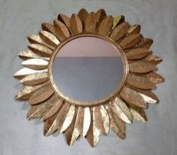 GOLD LEAF WALL MIRROR