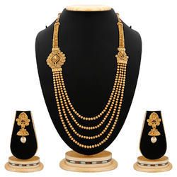 Kundan 4 Layer Necklace Set