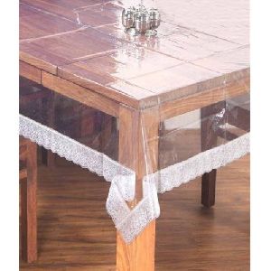 Rectangular Plain Clear PVC Table Cloth