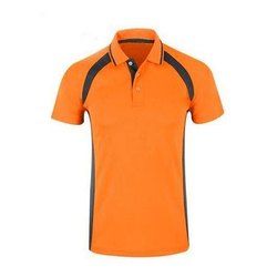 Men Collar Sports Polyester T Shirts