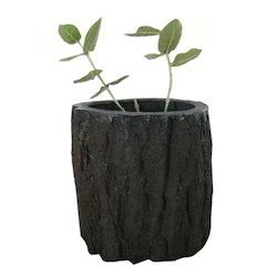 Wooden Bark Planter