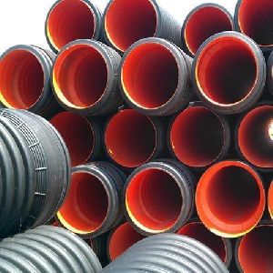 Black Double Wall Corrugated HDPE Pipe