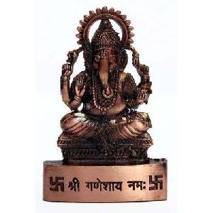 Copper Ganesh Idol