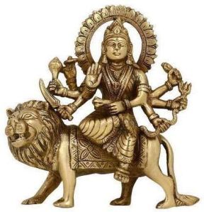 Copper Durga Statue