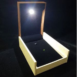 Rectangle Wooden Pendant Set Jewelry Box