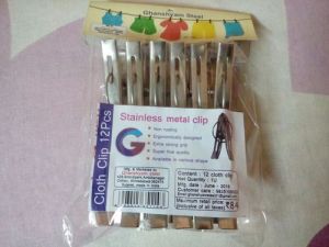 Nickle Plated MS Cloth Clips