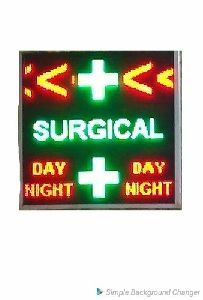 Medical Plus Sign LED Display Board