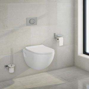 Lamit White Wall Hung Toilet