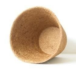 Natural Round Coco Pots