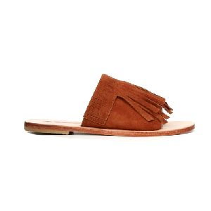 Men Brown Leather Sandals