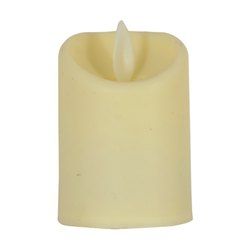 Yellow Plastic LED Flameless Candle