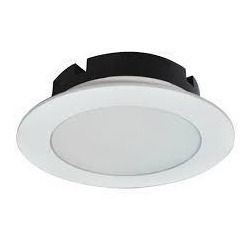 Round White Crompton LED Light