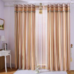 Striped Fancy Window Curtain