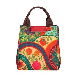 Embroidered Cotton Handbag