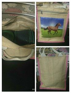 Jute Lunch Box Bag