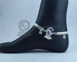 Agra Fancy light weight silver payal